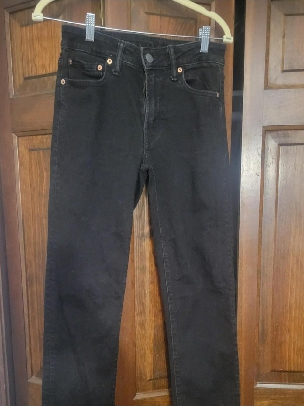 American Eagle By Payless Men's Black Straight Jeans 28x34
